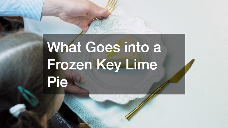 What Goes into a Frozen Key Lime Pie